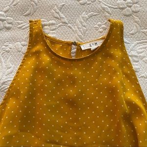 E & M | NWOT Yellow Blouse